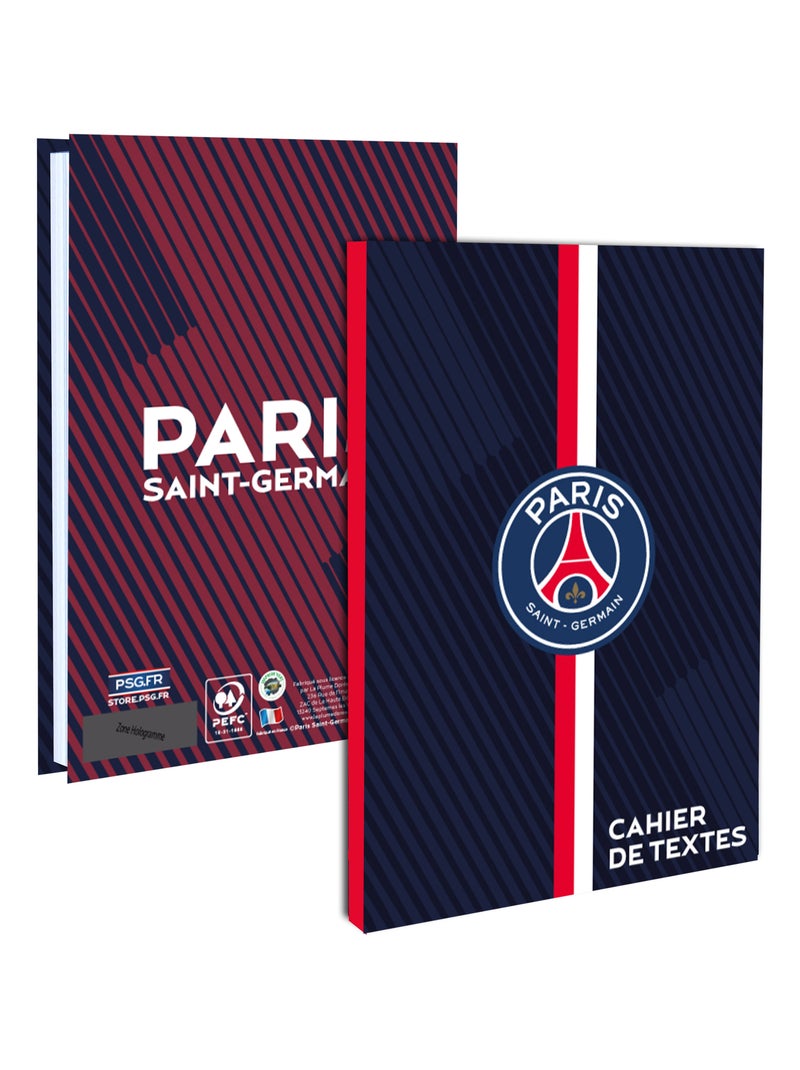 Cahier de texte scolaire PSG - Collection officielle PARIS SAINT GERMAIN Multicolore - Kiabi