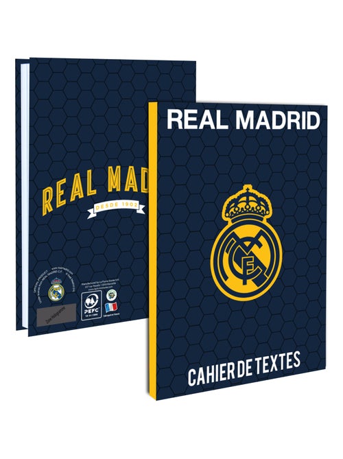 Cahier de texte scolaire Real - Collection officielle Real Madrid - Kiabi