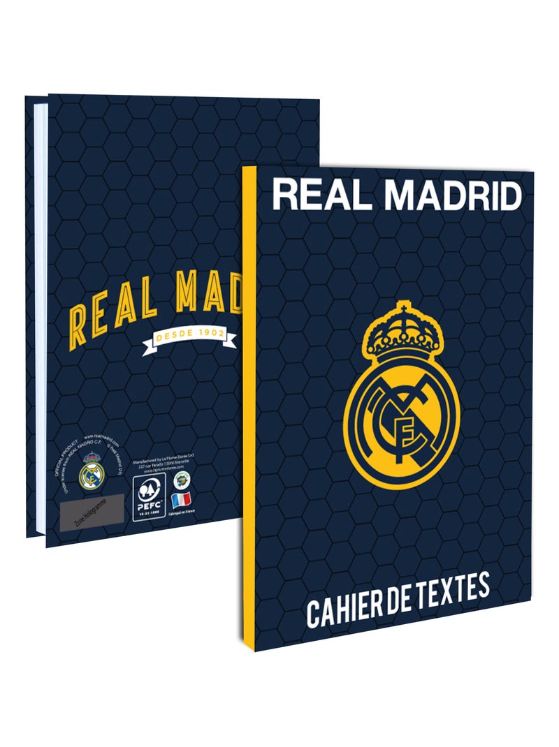 Cahier de texte scolaire Real - Collection officielle Real Madrid Multicolore - Kiabi