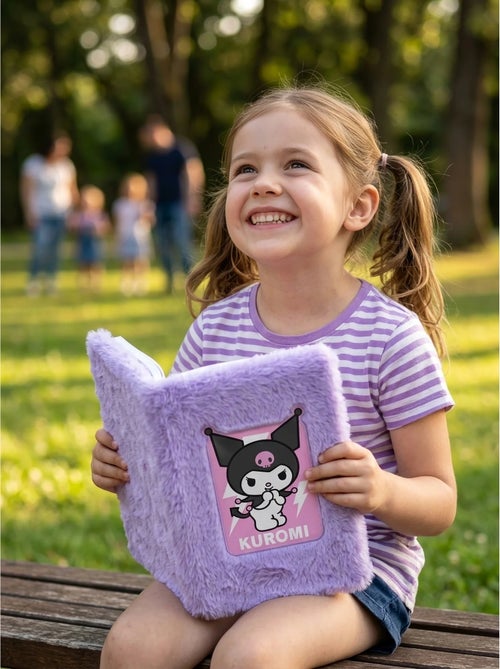 Cahier peluche a5 couverture douce kuromi sanrio - Kiabi