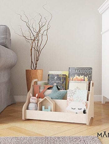 Caisse à livre Montessori 52×25×64 cm bois