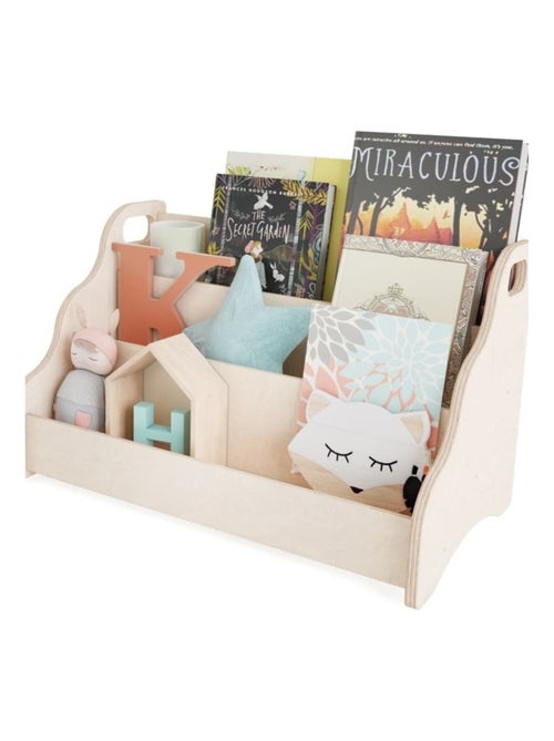 Caisse à livre Montessori 52×25×64 cm bois - Kiabi