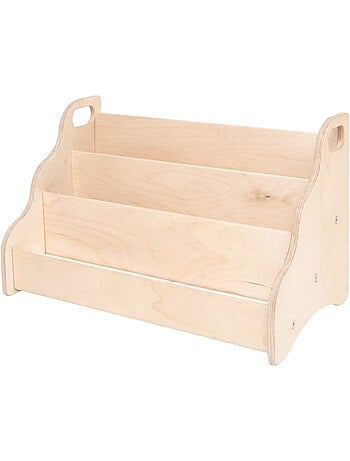 Caisse à livre montessori 52×25×64 cm bois naturel