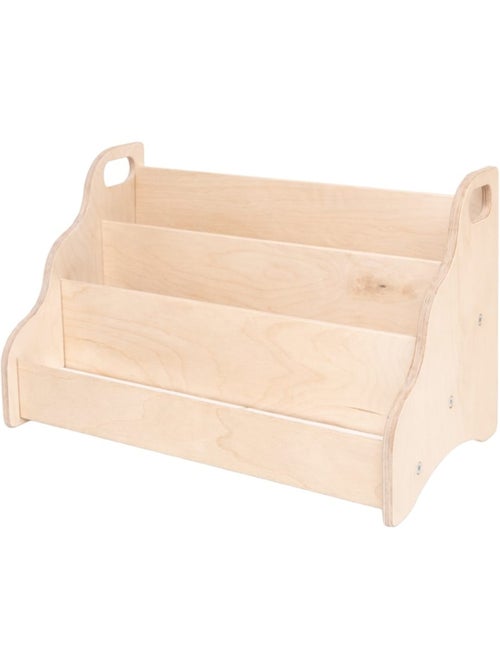 Caisse à livre montessori 52×25×64 cm bois naturel - Kiabi