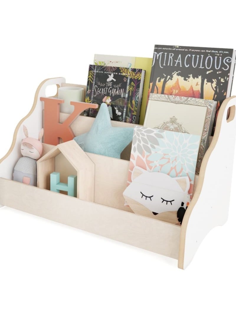 Caisse à livre Montessori 52×25×64 cm bois naturel Marron - Kiabi