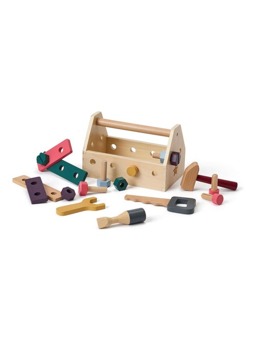 Caisse à outils Kid's Hub en bois de hêtre FSC® - Kiabi