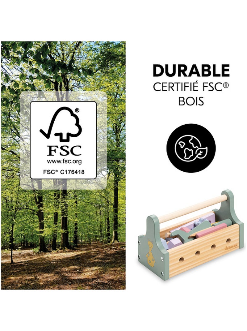 Caisse à outils Learn to Repair Beige - Kiabi