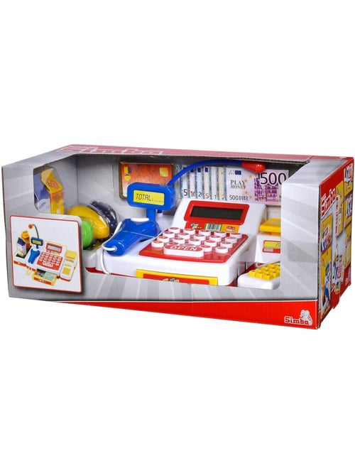 Caisse de supermarché avec scanneur - Kiabi