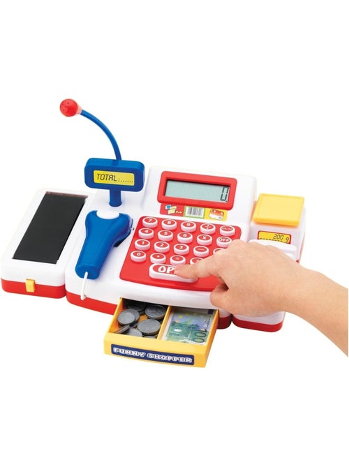 Caisse de supermarché avec scanneur - Kiabi