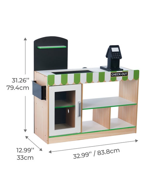 Caisse Énregistreuse Électronique Marchande Supermarché Avec 26 Accessoires - Kiabi