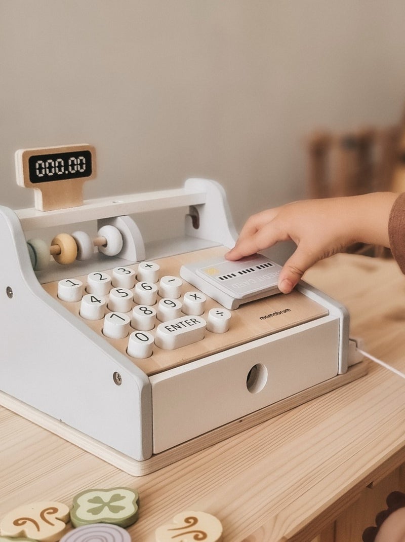 Caisse enregistreuse en bois avec scanner et extras Mamabrum N/A - Kiabi