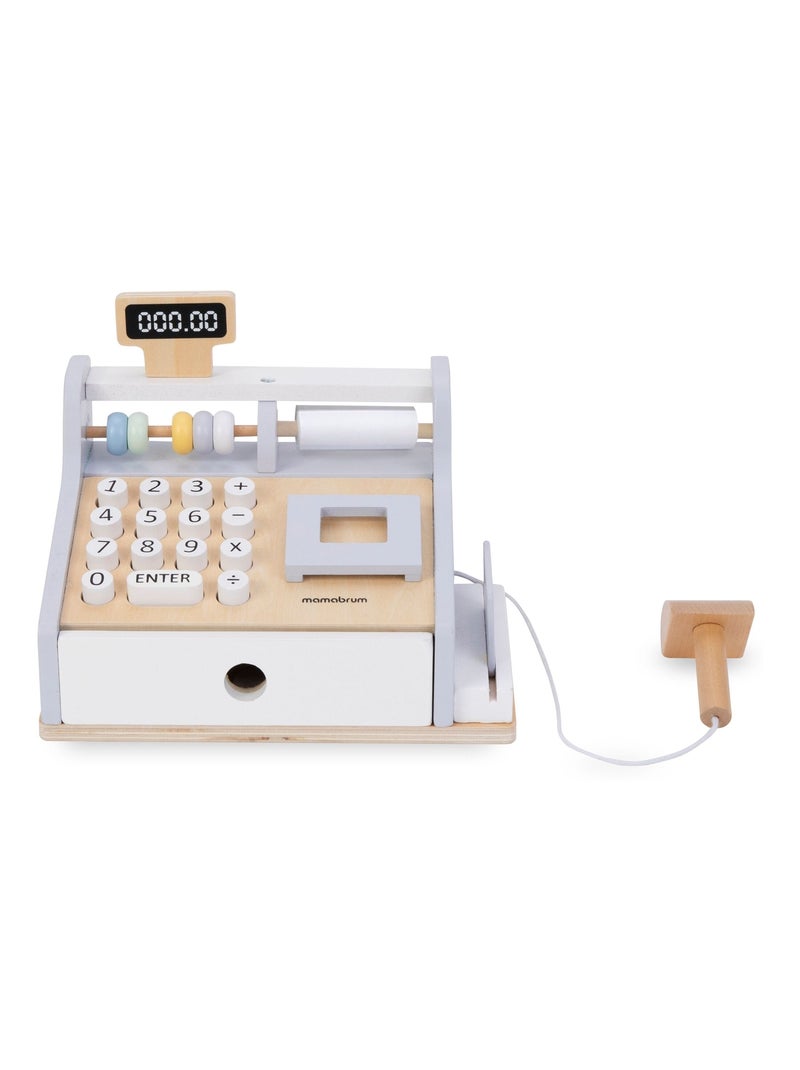 Caisse enregistreuse en bois avec scanner et extras Mamabrum N/A - Kiabi