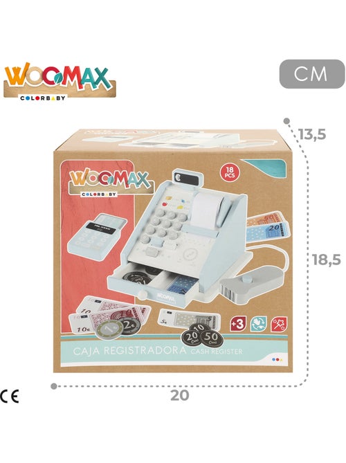 Caisse enregistreuse en bois WOOMAX - Kiabi