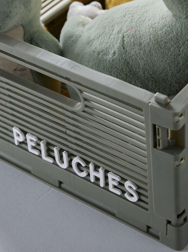 Caisse pliable en plastique LE ROI DE LA JUNGLE Gris - Kiabi