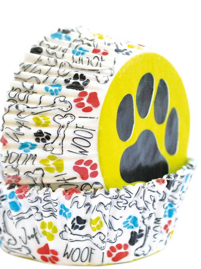 Caissettes pour cupcakes - chien Multicolore - Kiabi