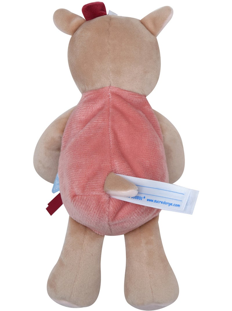 CAJOU BICHE RABHIA VELOURS DOUX Rose - Kiabi