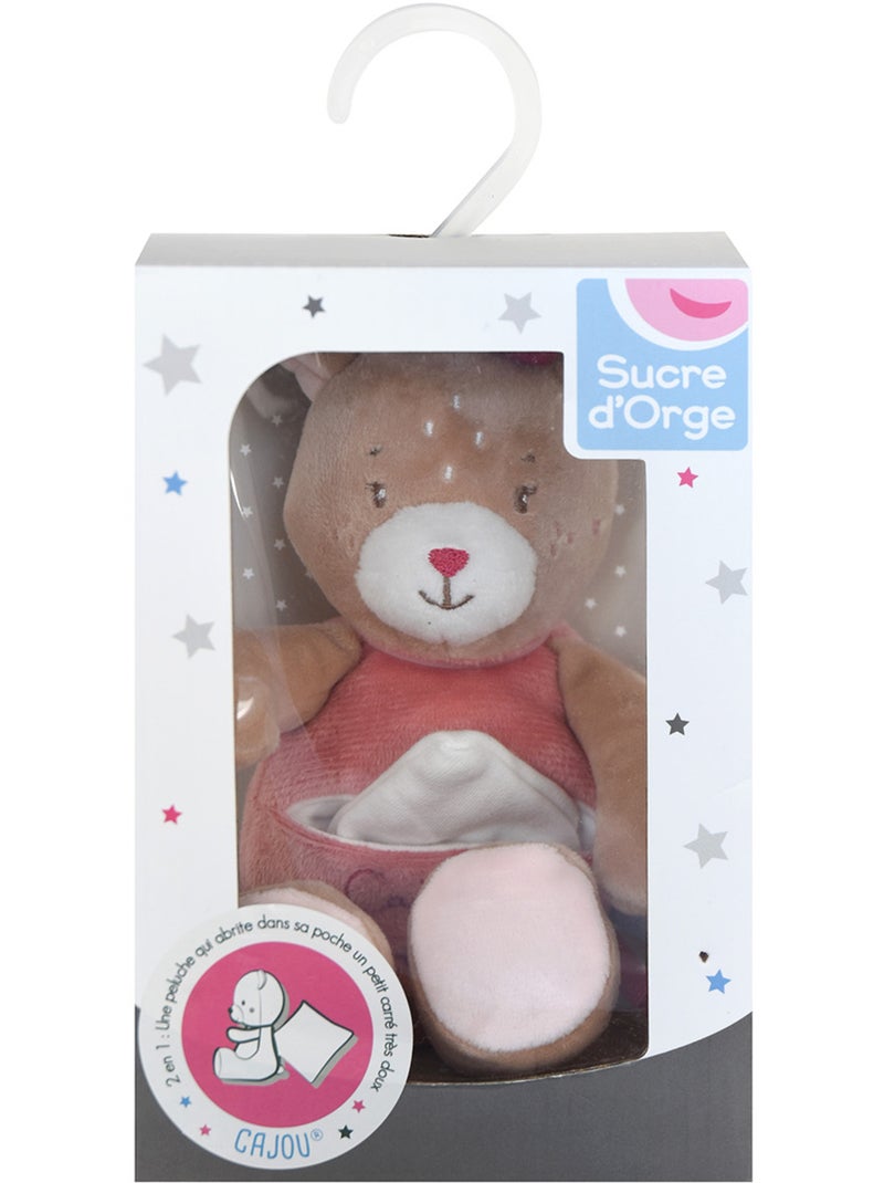 CAJOU BICHE RABHIA VELOURS DOUX Rose - Kiabi