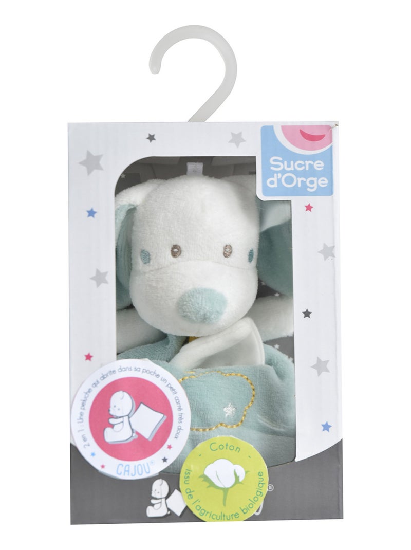 CAJOU CHIEN VELOURS RASE Bleu - Kiabi