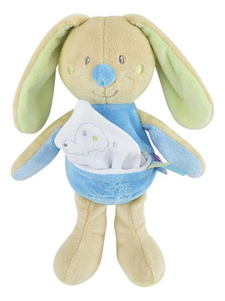 CAJOU DOUDOU LAPIN CIEL