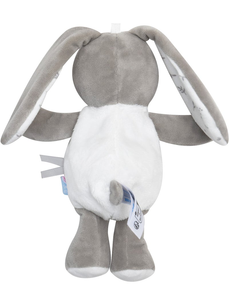CAJOU LAPIN RUDEL VELOURS DOUX Gris - Kiabi