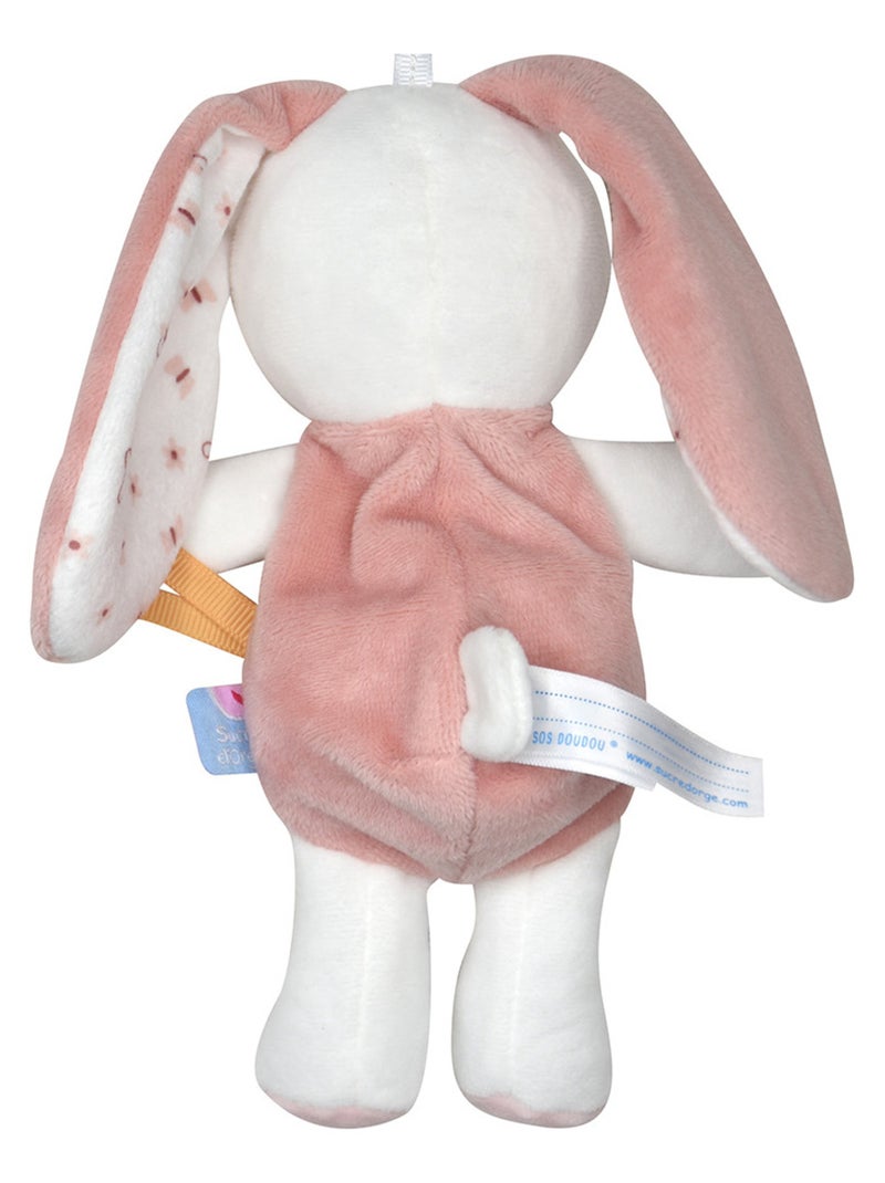 CAJOU LAPIN VELOURS DOUX Rose - Kiabi