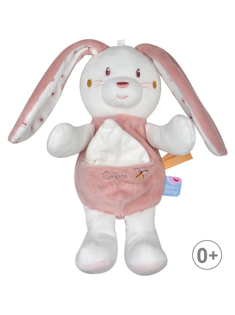CAJOU LAPIN VELOURS DOUX Rose - Kiabi