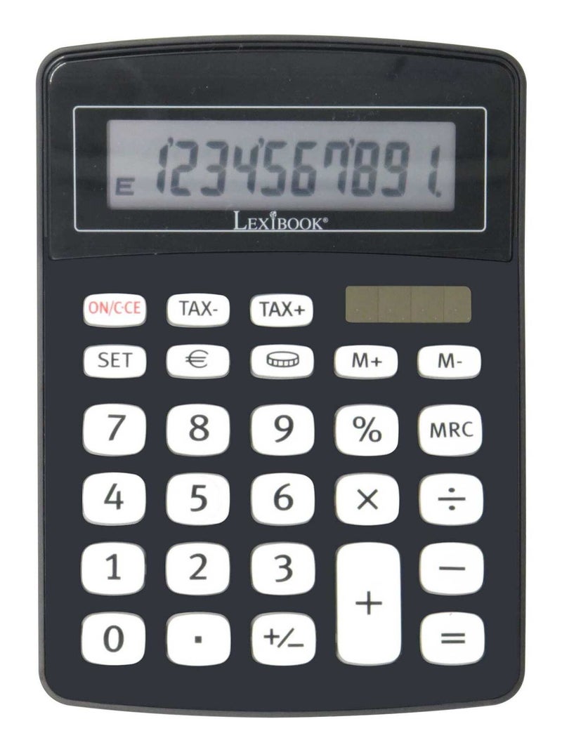 Calculatrice De Bureau 10 Chiffres Avec Convertisseur Euro N/A - Kiabi