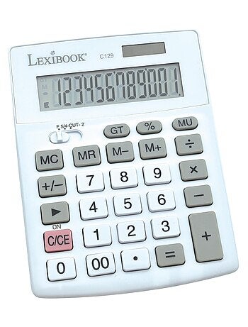 Calculatrice de bureau 12 chiffres avec double alimentation