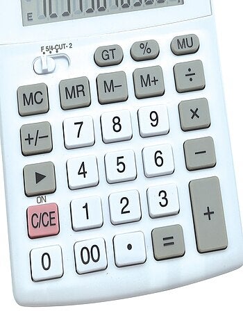 Calculatrice de bureau 12 chiffres avec double alimentation
