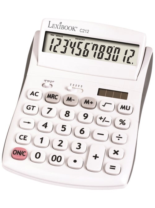 Calculatrice de bureau à 12 chiffres - Kiabi