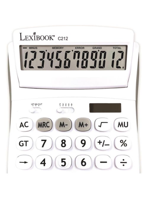 Calculatrice de bureau à 12 chiffres - Kiabi