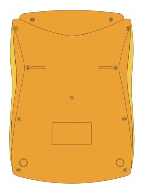 Calculatrice de Bureau jaune 10 Chiffres avec Écran à Angle Ajustable - Kiabi