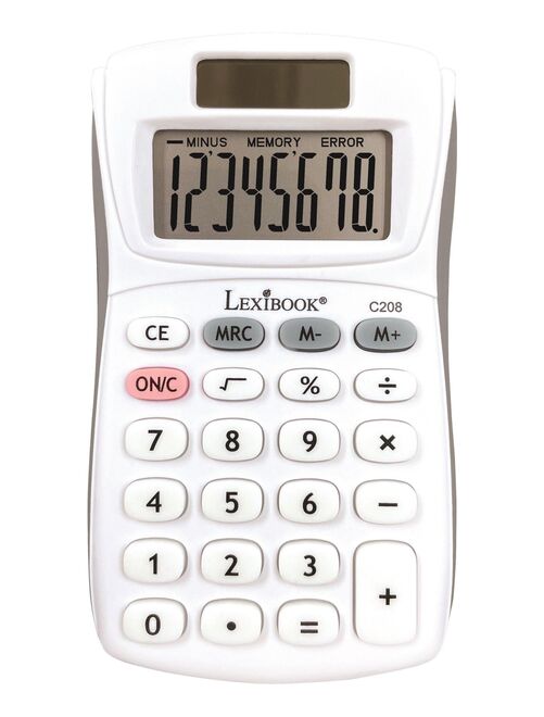 Calculatrice De Poche 8 Chiffres Avec Finition Rubber - Kiabi