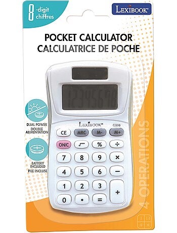 Calculatrice de poche 8 chiffres