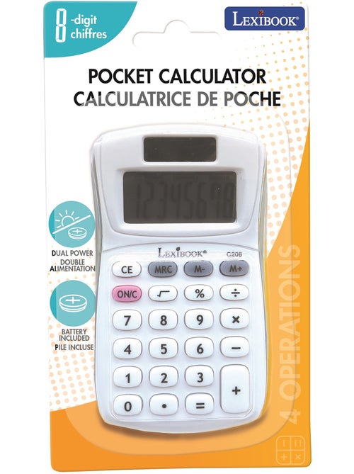 Calculatrice de Poche 8 Chiffres - Kiabi