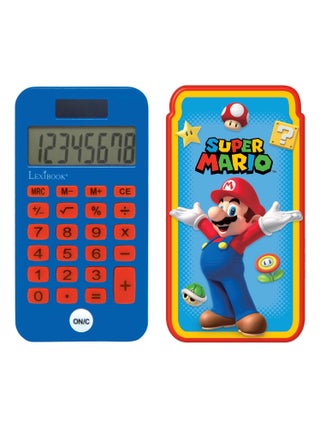 Calculatrice De Poche Avec Couvercle De Protection Mario