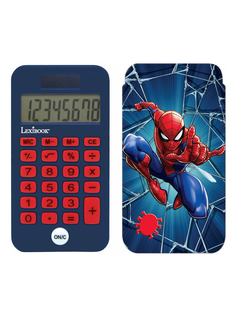 Calculatrice De Poche Avec Couvercle De Protection Spider-man N/A - Kiabi