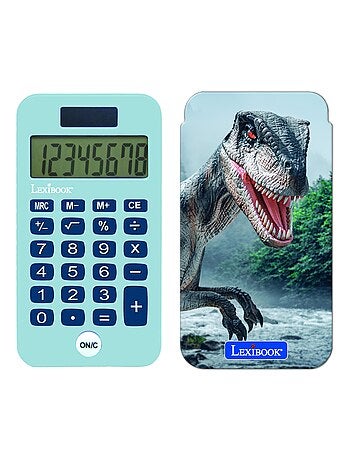 Calculatrice de poche dinosaures