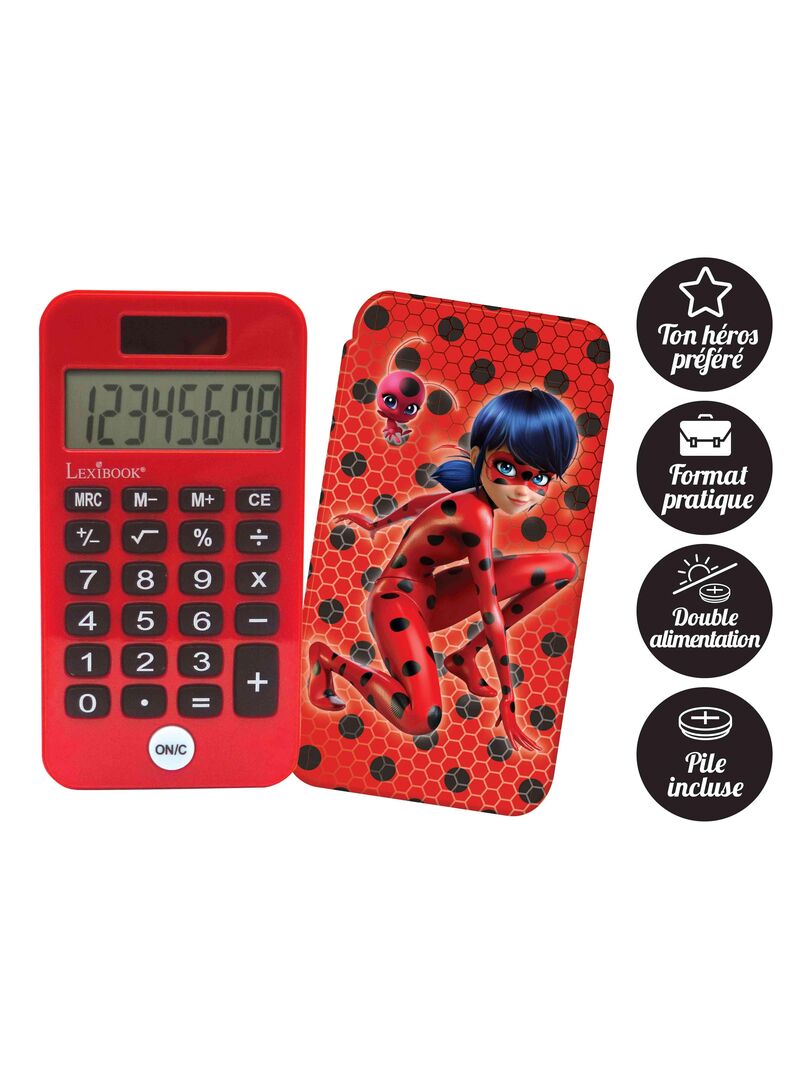 Calculatrice De Poche Miraculous Avec Couvercle De Protection N/A - Kiabi