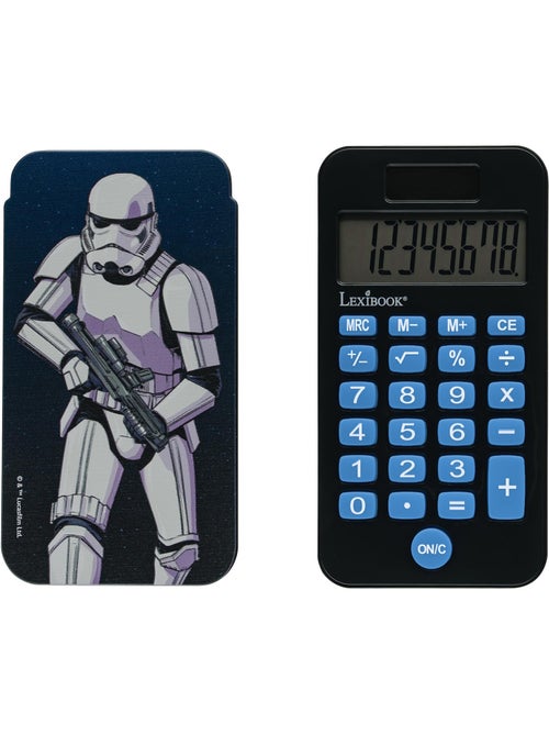 Calculatrice de poche Star Wars à 8 chiffres avec protection - Kiabi