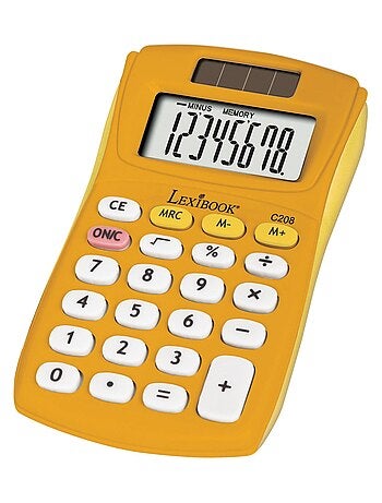 Calculatrice de poche verte 8 chiffres