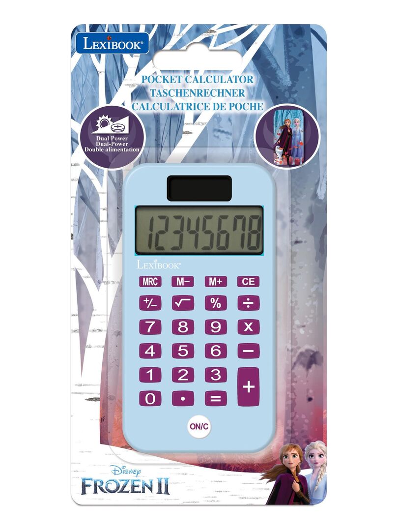Calculatrice The Poche Avec Couvercle De Protection La Reine Des Neiges N/A - Kiabi