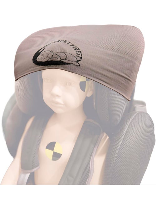 Cale Tête bebe pour Siège Auto Enfant SAFETY REST Gris - Kiabi Cale Tête bebe pour Siège Auto Enfant SAFETY REST Gris - Kiabi