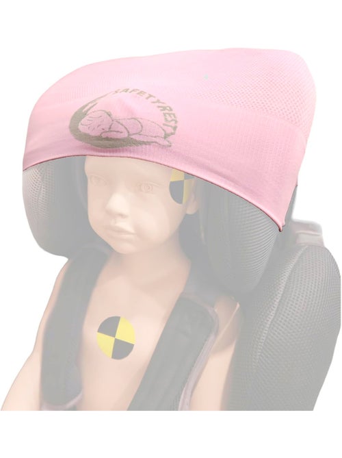 Cale Tête bebe pour Siège Auto Enfant SAFETY REST Rose - Kiabi Cale Tête bebe pour Siège Auto Enfant SAFETY REST Rose - Kiabi