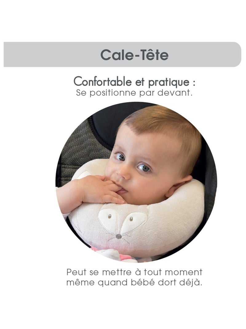 CALE TETE IBIS VELOURS DOUX Bleu - Kiabi