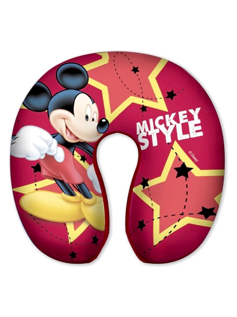 Cale tete Mickey tour de cou voyage voiture coussin Multicolore - Kiabi