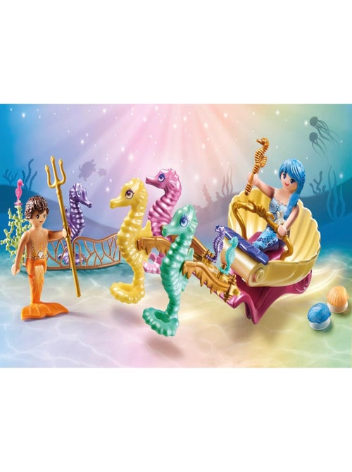 Calèche avec sirènes et hippocampes - Kiabi