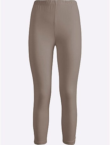 Legging 3/4 avec ceinture élastique et fronces au bas - Taille standard - Moda Vilona