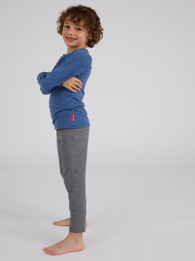 Caleçon Comfort Thermolactyl 4 enfant - DamartSport Gris chiné - Kiabi