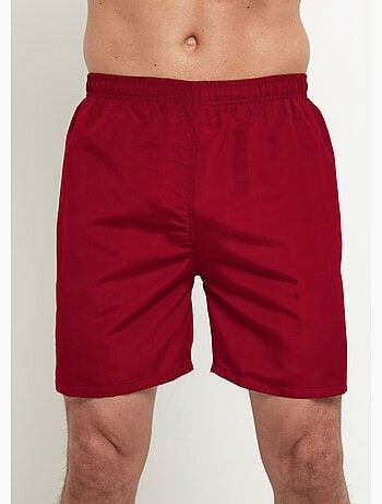 Caleçon de bain uni séchage rapide